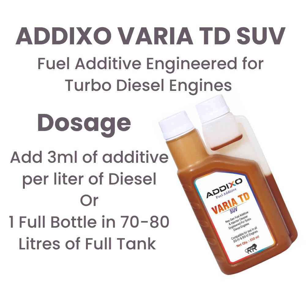 Addixo Varia TD SUV Turbo Diesel Fuel Additive and Injector